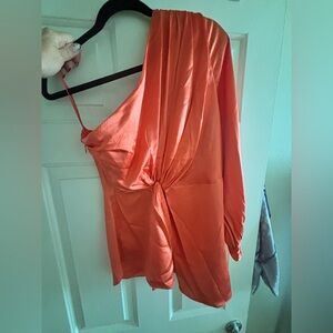 Cinq à Sept Vibrant coral Top